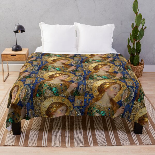 Item preview, Luminous Reflection Beautiful Art Nouveau Gustav Klimt stylish art designed and sold by Vintage Designs +.