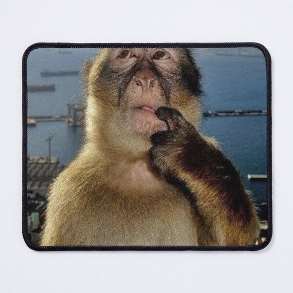 Item preview, Funny Thinking Monkey Meme designed and sold by toongstudio.