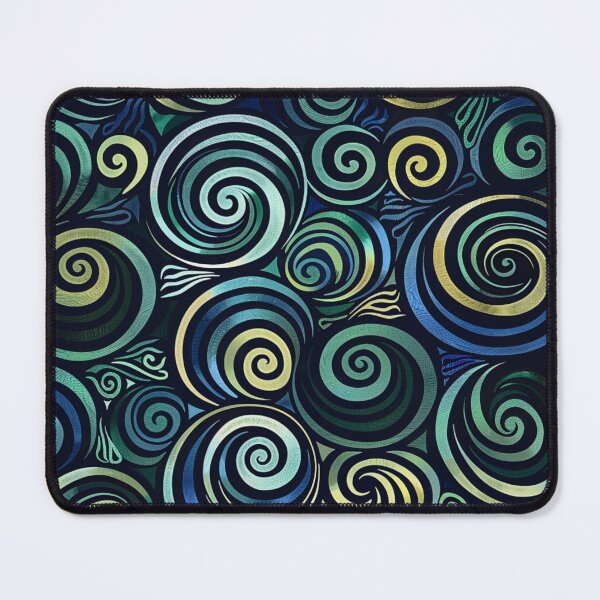 Item preview, New Zealand Māori Paua Pattern Koru Design 683 designed and sold by GrinGalore.