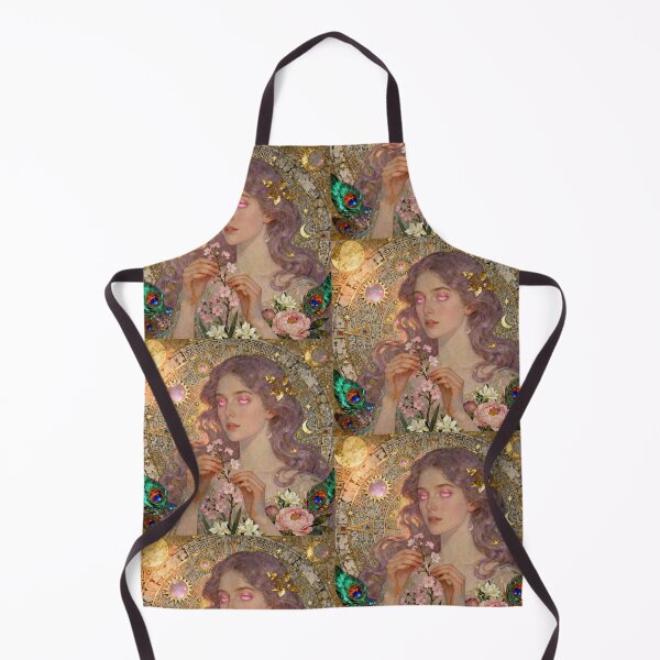 Item preview, Mayan Goddess Beauty Beautiful Art Nouveau Gustav Klimt stylish art designed and sold by Vintage Designs +.