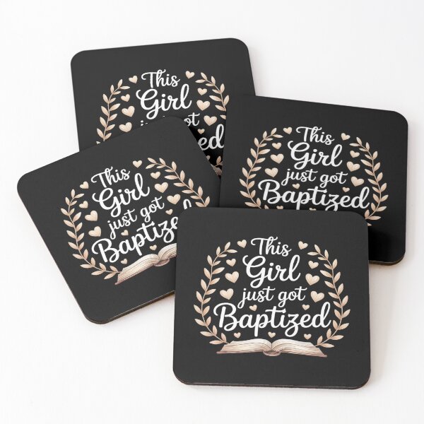Item preview, Baptized Girl Religious Christian designed and sold by ProudForFunny.