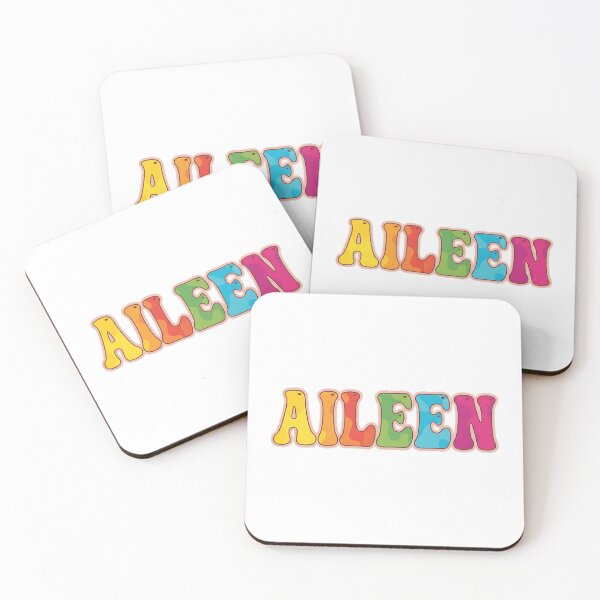 Item preview, ❤️ Aileen Personalized Name Wavy Retro Shirt, Coffee Mug, Sticker Gift designed and sold by HelixPedia.