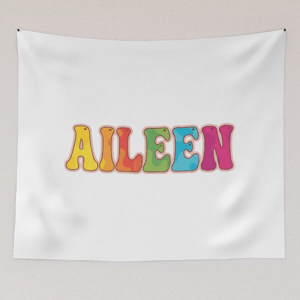Item preview, ❤️ Aileen Personalized Name Wavy Retro Shirt, Coffee Mug, Sticker Gift designed and sold by HelixPedia.