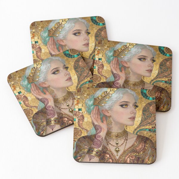 Item preview, Music Indian Elegance Beautiful Art Nouveau Gustav Klimt stylish art designed and sold by Vintage Designs +.