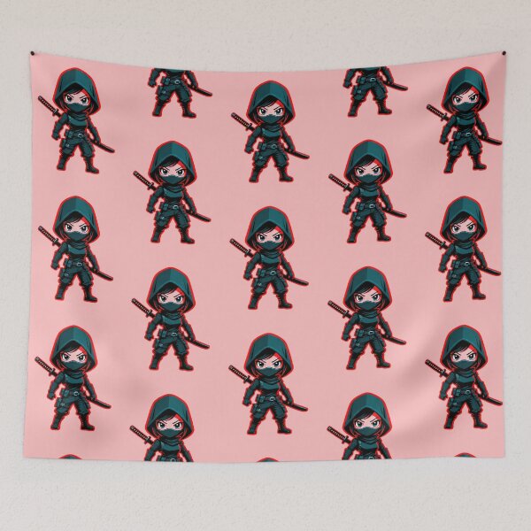 Item preview, Cute Ninja Little Warrior  designed and sold by blindninja.