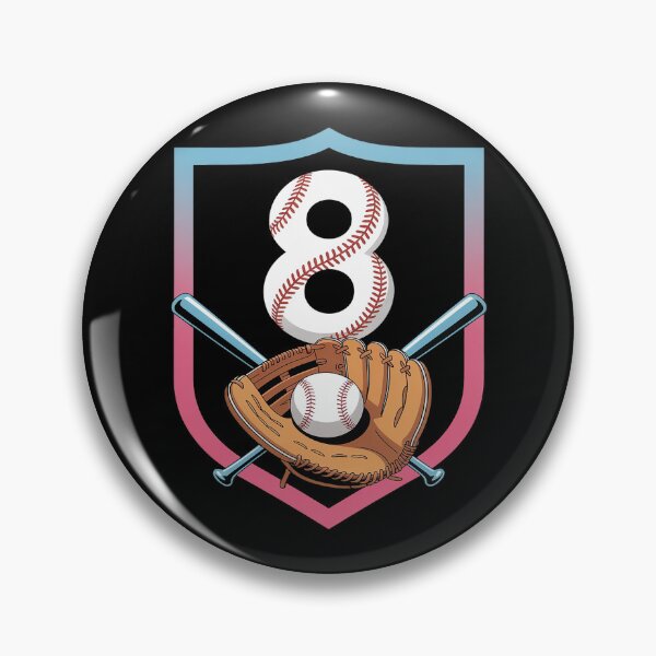 Item preview, Baseball 8 Year Old Ice Cream Drip 8th Birthday designed and sold by ProudForFunny.