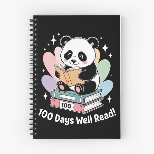 Item preview,  100 Days of School - Cute Panda Reading on Books designed and sold by DarylWelsh2024.