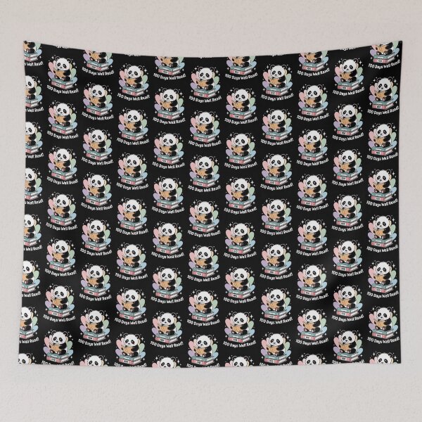 Item preview,  100 Days of School - Cute Panda Reading on Books designed and sold by DarylWelsh2024.