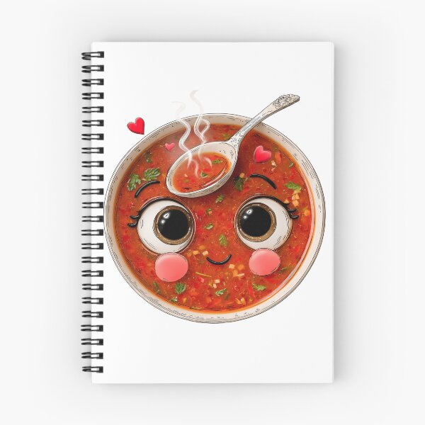 Item preview, Cute Kawaii Borscht – Cozy Ukrainian Soup Illustration with Big Eyes designed and sold by olenadykun.ai.