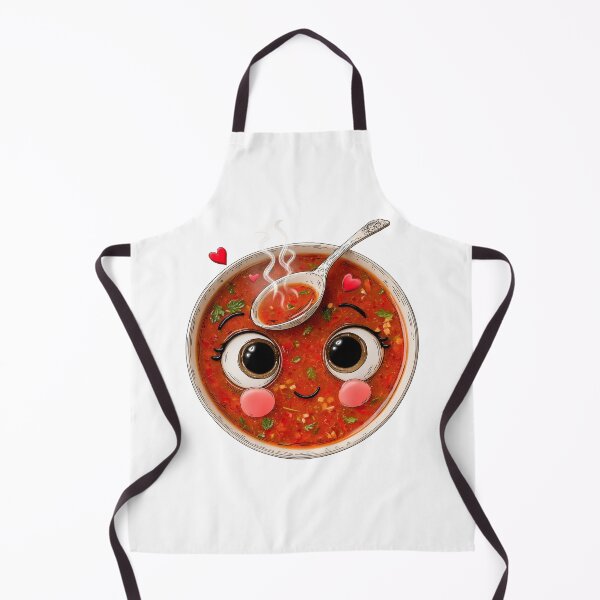 Item preview, Cute Kawaii Borscht – Cozy Ukrainian Soup Illustration with Big Eyes designed and sold by olenadykun.ai.