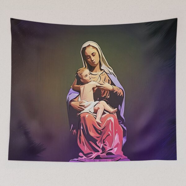 Item preview, Baby Jesus and Mary designed and sold by tomorrowsart.