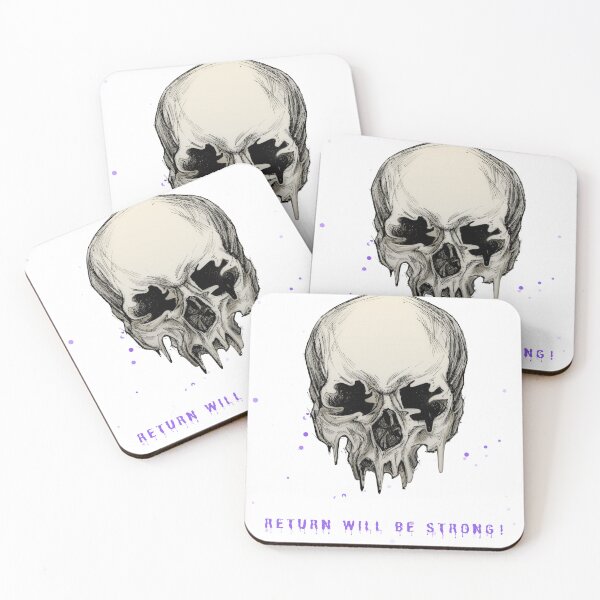 Item preview, Strong Return Skull Quote T-Shirt designed and sold by ShadyArfaa.