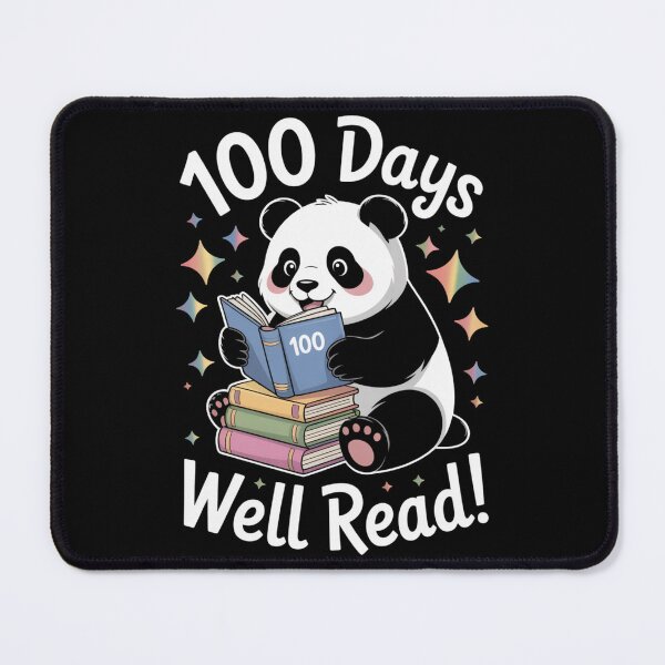 Item preview, 100 Days of School - Cute Panda Reading Books designed and sold by DarylWelsh2024.