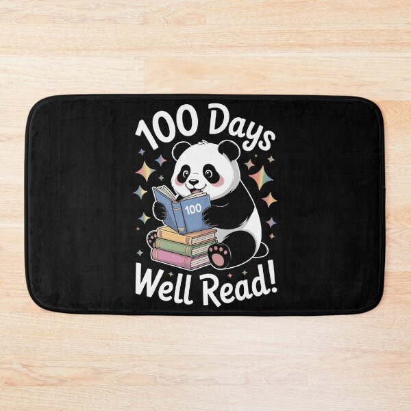 Item preview,  100 Days of School - Cute Panda Reading Books designed and sold by DarylWelsh2024.