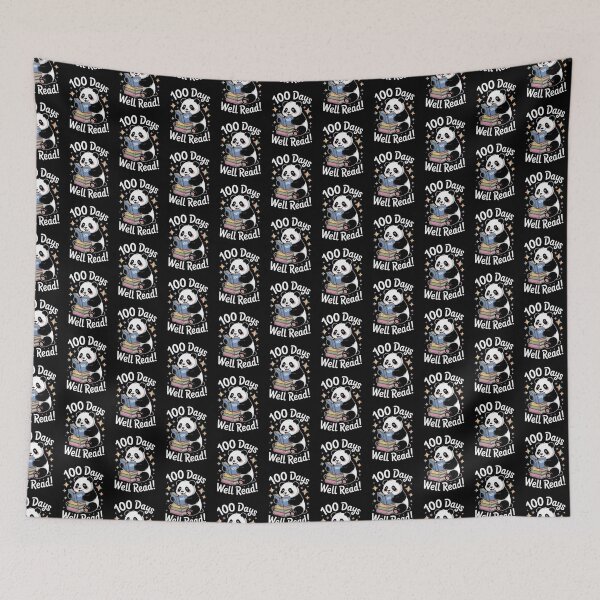 Item preview,  100 Days of School - Cute Panda Reading Books designed and sold by DarylWelsh2024.