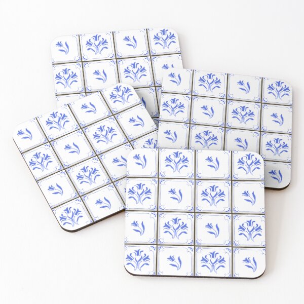Item preview, Tulip Tiles Blue designed and sold by Indra's Net.