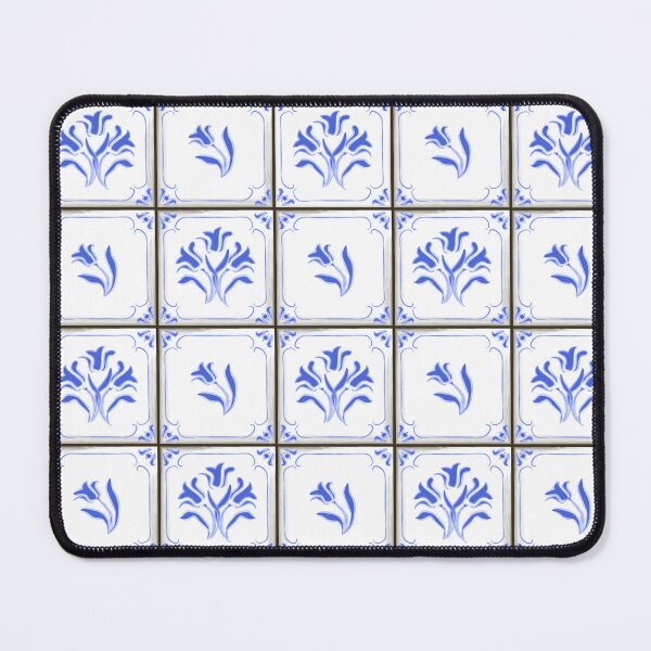 Item preview, Tulip Tiles Blue designed and sold by Indra's Net.