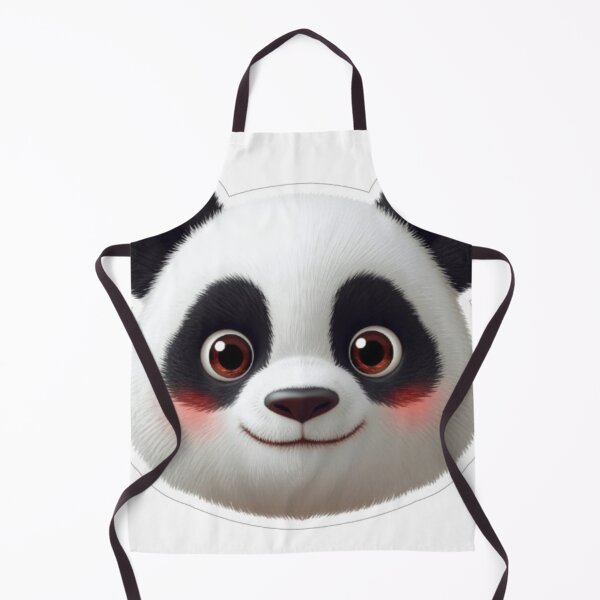 Item preview, Cute Panda Face designed and sold by MiniPrintMagic.
