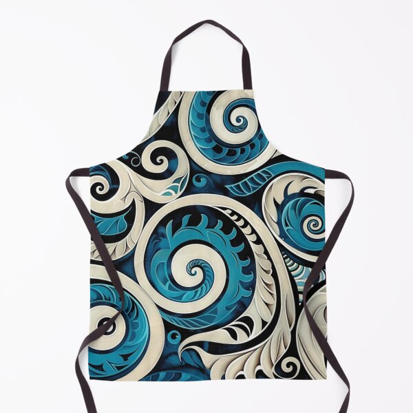 Item preview, Zealand Māori Paua Pattern Koru Design 687 designed and sold by GrinGalore.