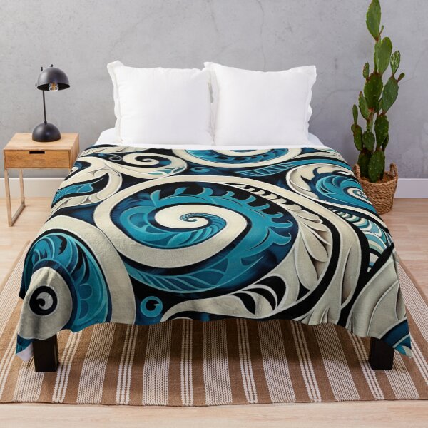Item preview, Zealand Māori Paua Pattern Koru Design 687 designed and sold by GrinGalore.