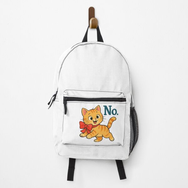 Item preview, Cat with a Bow – “No.” designed and sold by MyVision12.