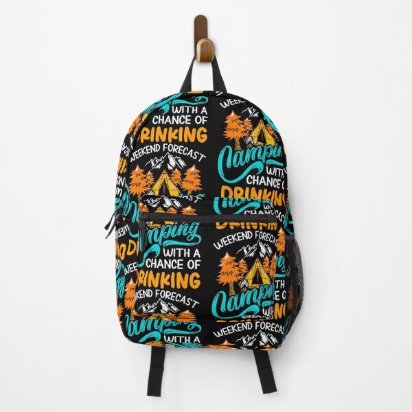 Item preview, Weekend Forecast Camping Chance Of Drinking Retro designed and sold by gazermimixaf.