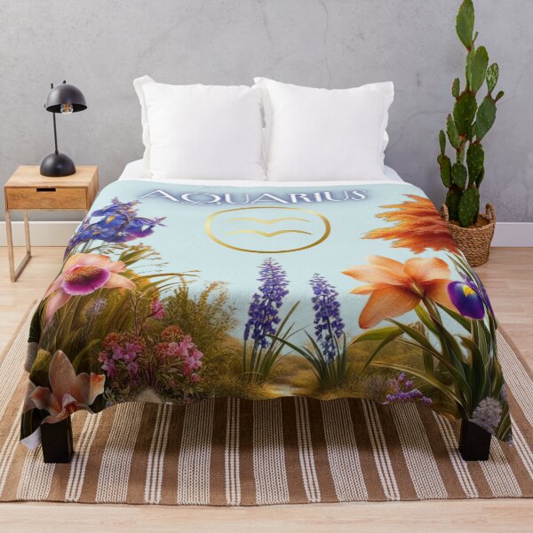 Item preview, Aquarius Flowers – Cosmic Bloom designed and sold by SawaOne.