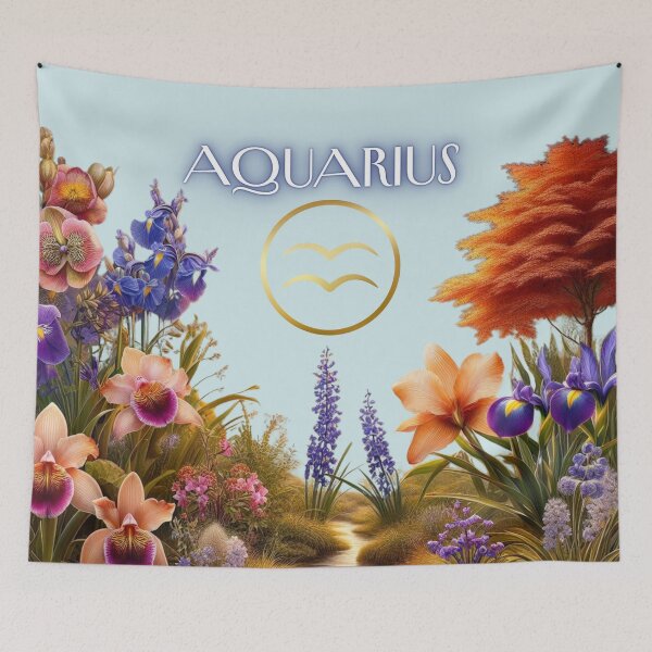 Item preview, Aquarius Flowers – Cosmic Bloom designed and sold by SawaOne.