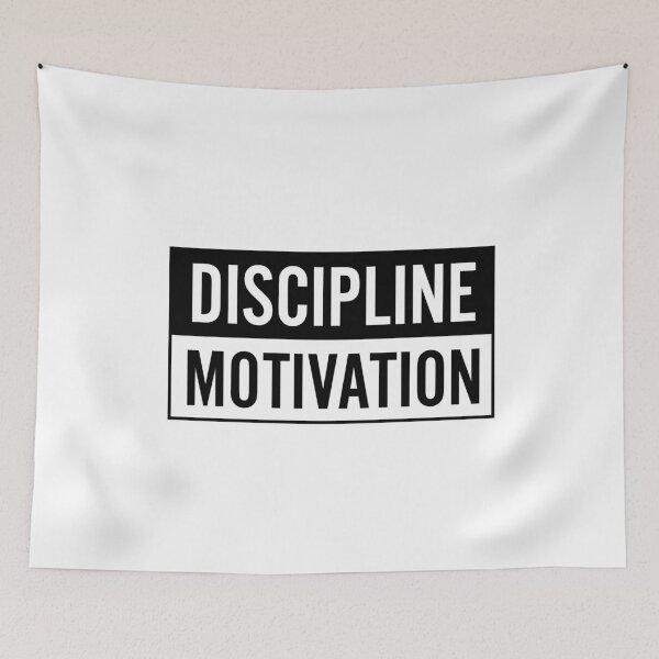 Item preview, Discipline > Motivation | The Mindset That Wins Every Time Design designed and sold by Born To Be Fit.