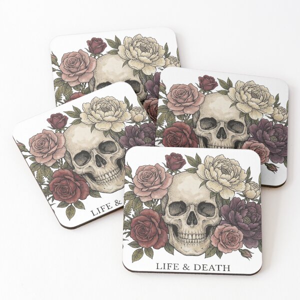 Item preview, Floral Skull - Botanical Life and Death designed and sold by WojcikDesigners.