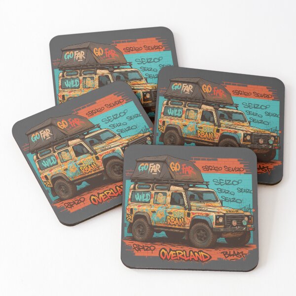 Item preview, Graffiti Overland Adventure Illustration – Urban Street Art Style Defender designed and sold by KrintoryTees.