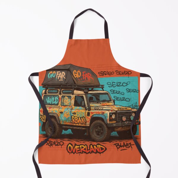 Item preview, Graffiti Overland Adventure Illustration – Urban Street Art Style Defender designed and sold by KrintoryTees.