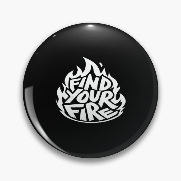 Item preview, Motivational Flame Poster – Find Your Fire Quote for Passion, Purpose & Inner Strength designed and sold by Bright Nest Studio.