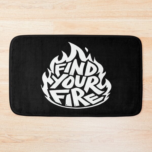 Item preview, Motivational Flame Poster – Find Your Fire Quote for Passion, Purpose & Inner Strength designed and sold by Bright Nest Studio.
