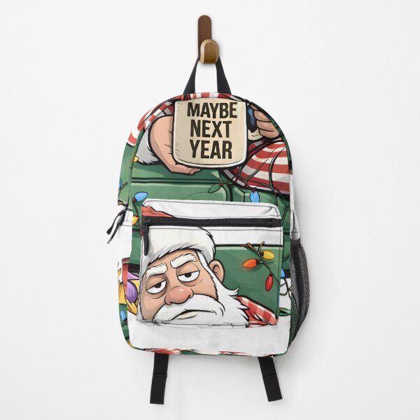 Item preview, Maybe Next Year Santa — Funny Christmas Cartoon | Lazy Holiday Humor Art designed and sold by SoulenCify.