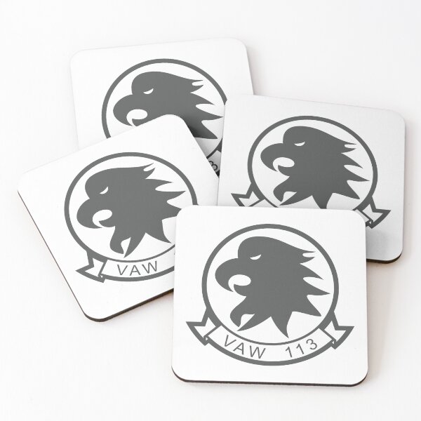 Item preview, US Navy VAW-113 Black Eagles Squadron Emblem Silhouette designed and sold by CharlieDesings.