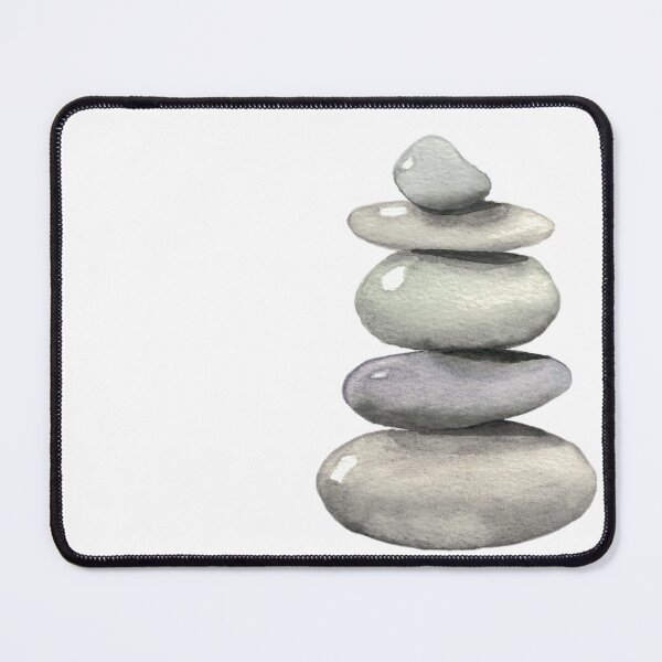 Item preview, Watercolor Zen Stack of Stones designed and sold by SaskyaFate.