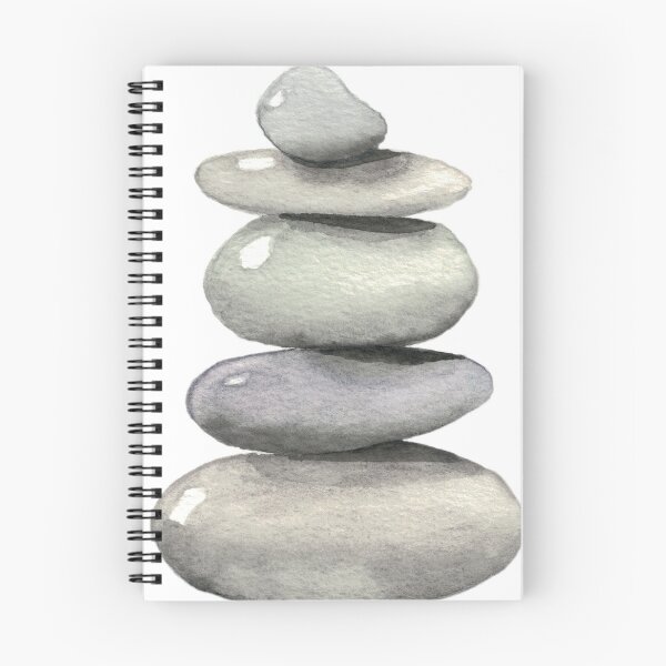 Item preview, Watercolor Zen Stack of Stones designed and sold by SaskyaFate.