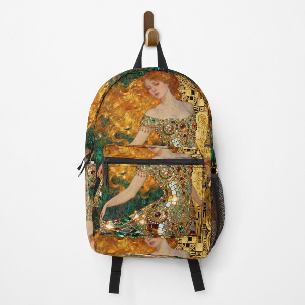 Item preview, Golden Curtsy Elegance Beautiful Art Nouveau Gustav Klimt stylish art designed and sold by Vintage Designs +.