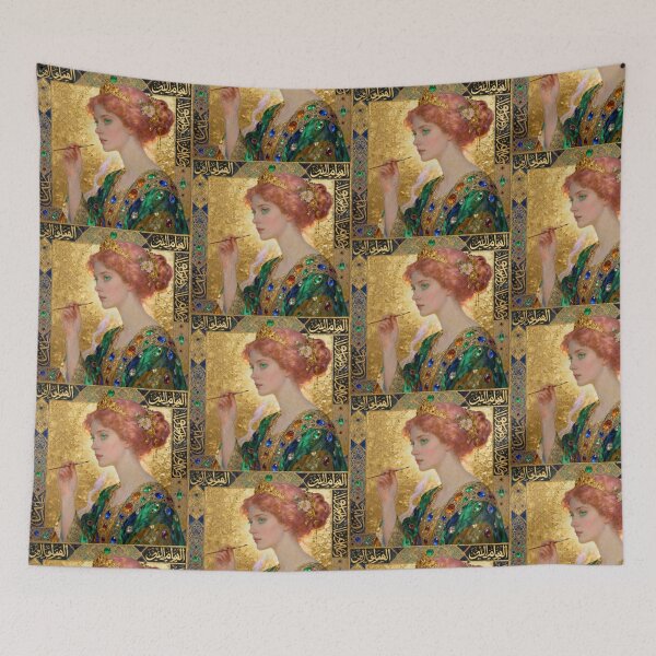 Item preview, Persian Artist Beautiful Art Nouveau Gustav Klimt stylish art designed and sold by Vintage Designs +.