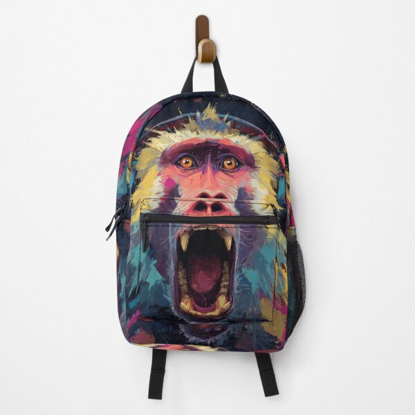 Item preview, Stylish Crazy Dj Monkey Baboon With Headphones Art designed and sold by GrinGalore.