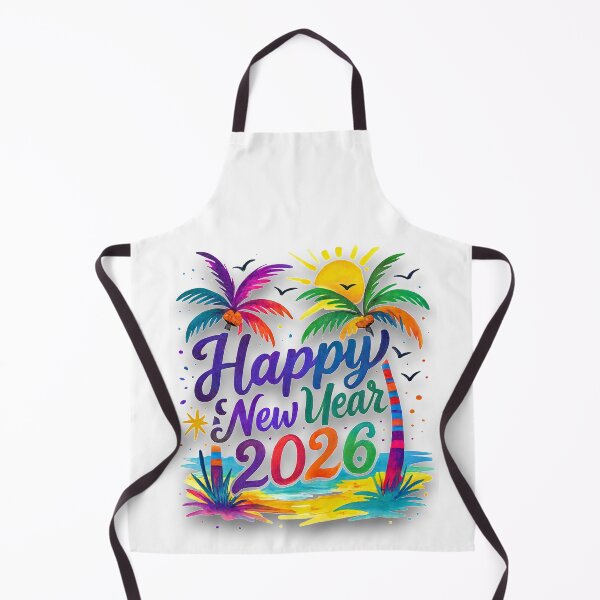 Item preview, Vibrantly Colored Tropical New Year 2026 Graphic designed and sold by blacK1982White.