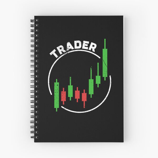 Item preview, Trader Candlestick Chart Round Distressed designed and sold by venomousvector.