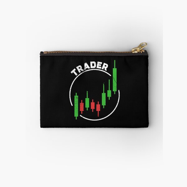 Item preview, Trader Candlestick Chart Round Distressed designed and sold by venomousvector.
