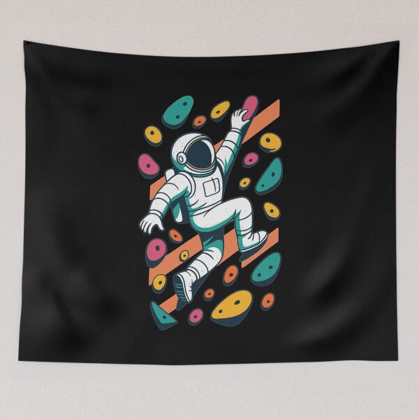 Item preview, Bouldering Astronaut Float Easy Climbing Gift designed and sold by Pineapple-Tree.