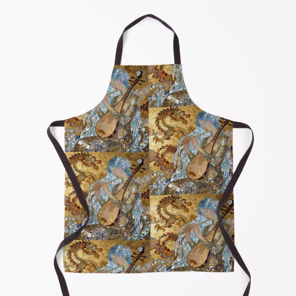 Item preview, Empress Glacier Dragon Symphony Beautiful Art Nouveau Gustav Klimt stylish art designed and sold by Vintage Designs +.