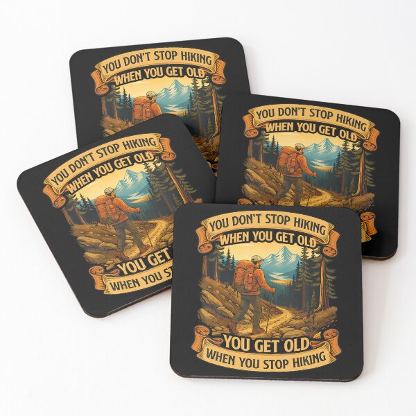 Item preview, You Don’t Stop Hiking When You Get Old designed and sold by lulunbollax.
