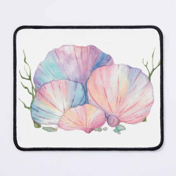 Item preview, Watercolor Seashells designed and sold by SaskyaFate.