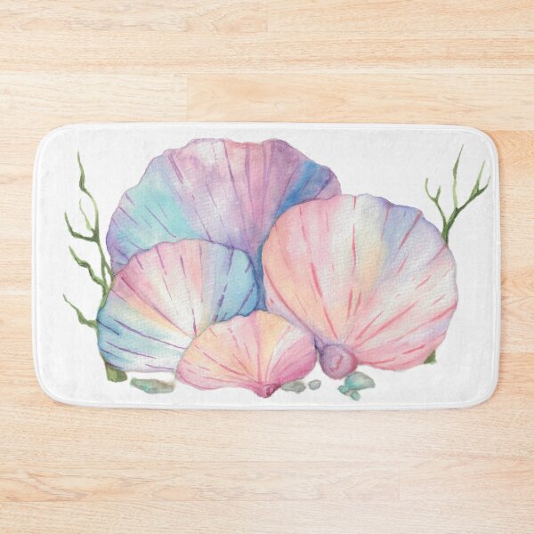Item preview, Watercolor Seashells designed and sold by SaskyaFate.