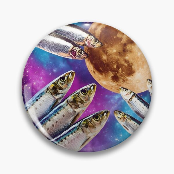 Item preview, Three Sardines Retro Graphic, Vintage Sardines Moon, Sardine, Funny, Washed, Sardines designed and sold by DesignDenDo ⭐⭐⭐⭐⭐.